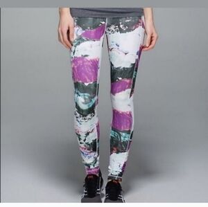 Lululemon speed right s6 leggings all full on luxtreme pigment wave mulblack